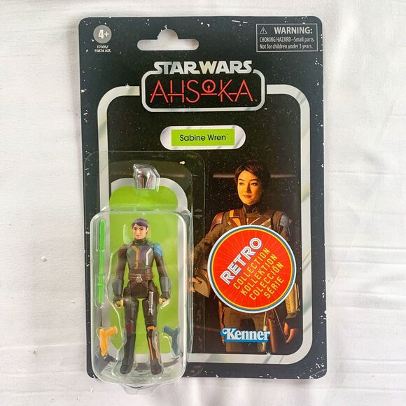 Star Wars Retro Collection Ahsoka SABINE WREN  3.75" Action Figure Z1 NEW - Picture 1 of 10